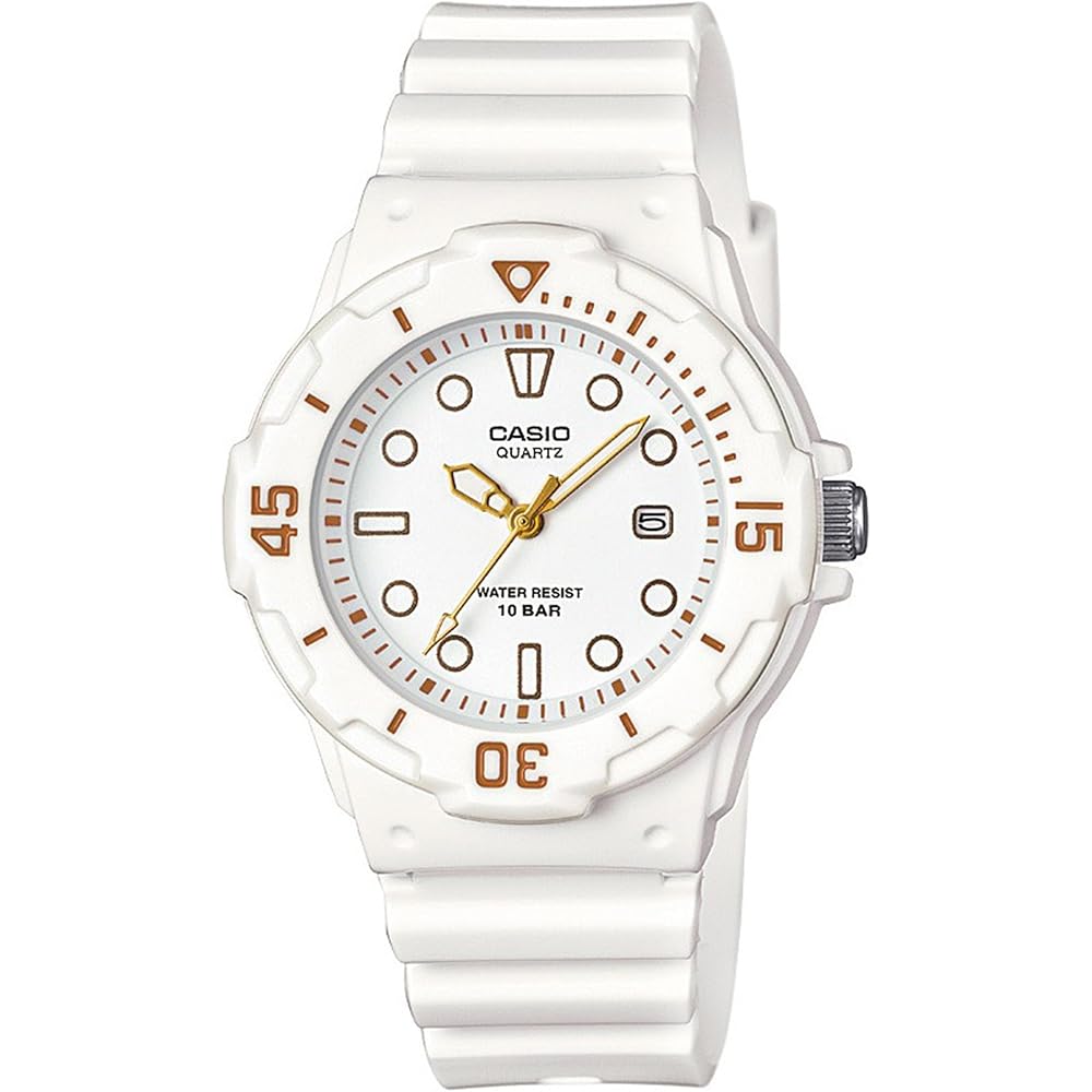 Casio Collection LRW-200H-7E2JF Women s Watch White 100M Water Resistant Resin Band