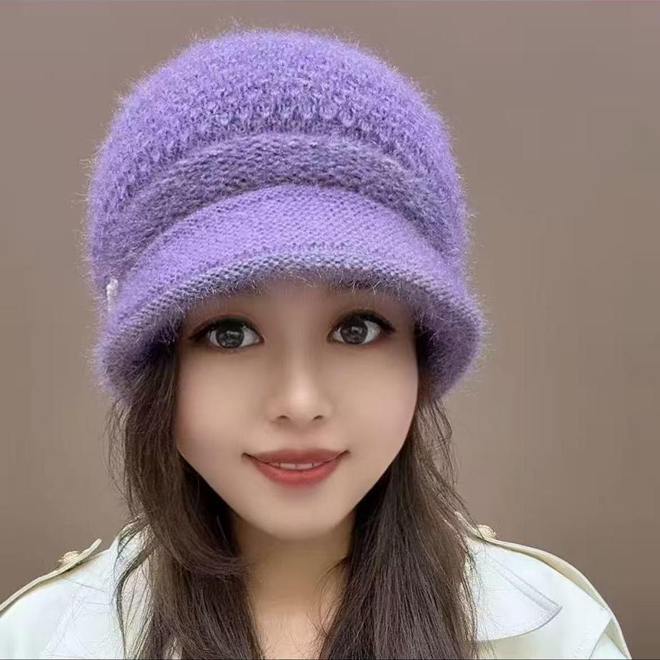 New Arrival Hat Double Thickened Double Layer Windproof Cold Heattech Hat Hand Knitted Casual Outdoor Hat