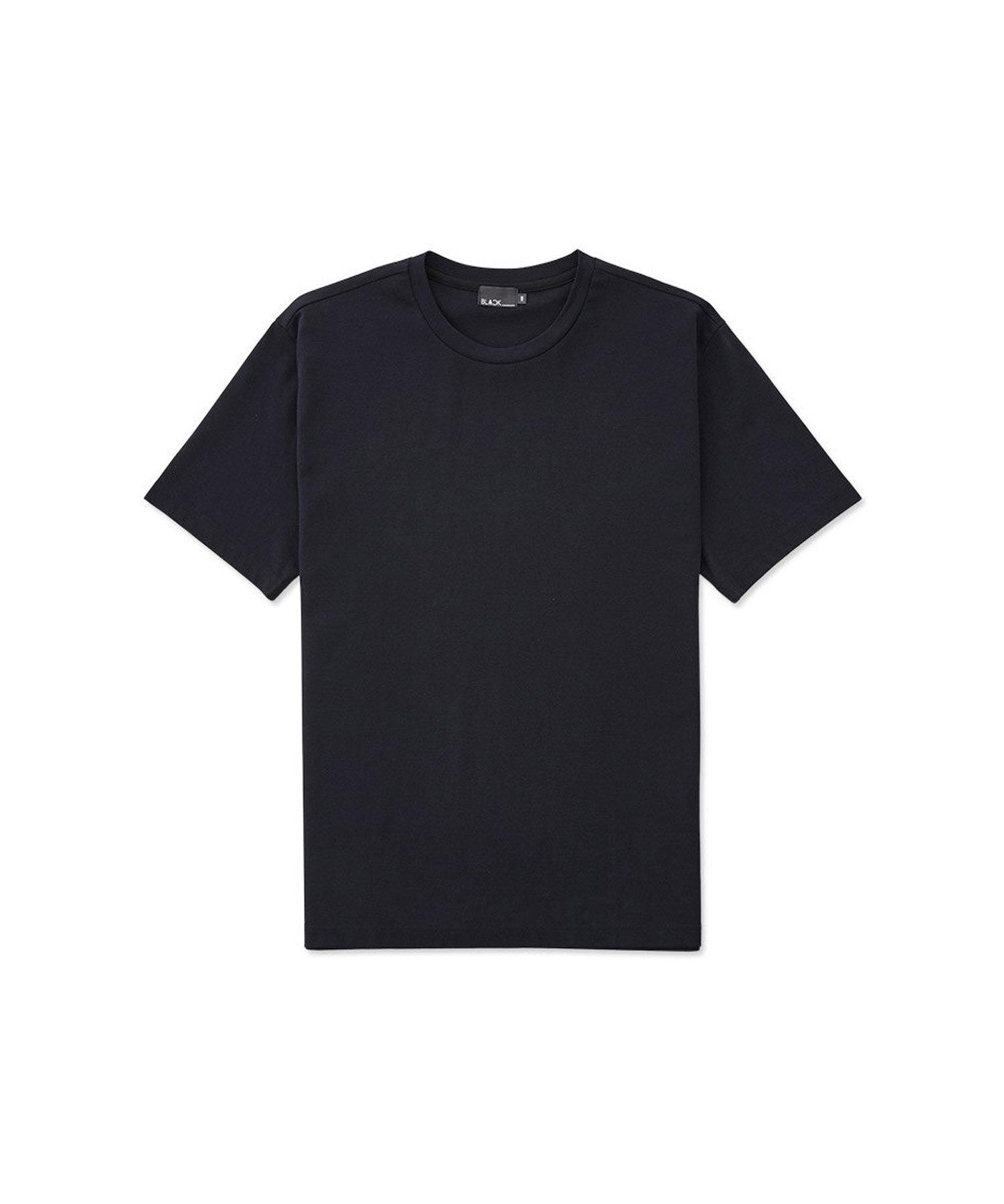 Stico Supima Cotton Round Neck Short Sleeve T-Shirt Navy (Semi-Oversized Fit)_Stsub93Nsn Navy/95