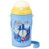 Ultra Heroes Water Bottle with Straw, 450ml, Made In Japan, with Shoulder Strap, Insulated, Lock, One-Touch Opening, Stylish and Cool, Unisex, for