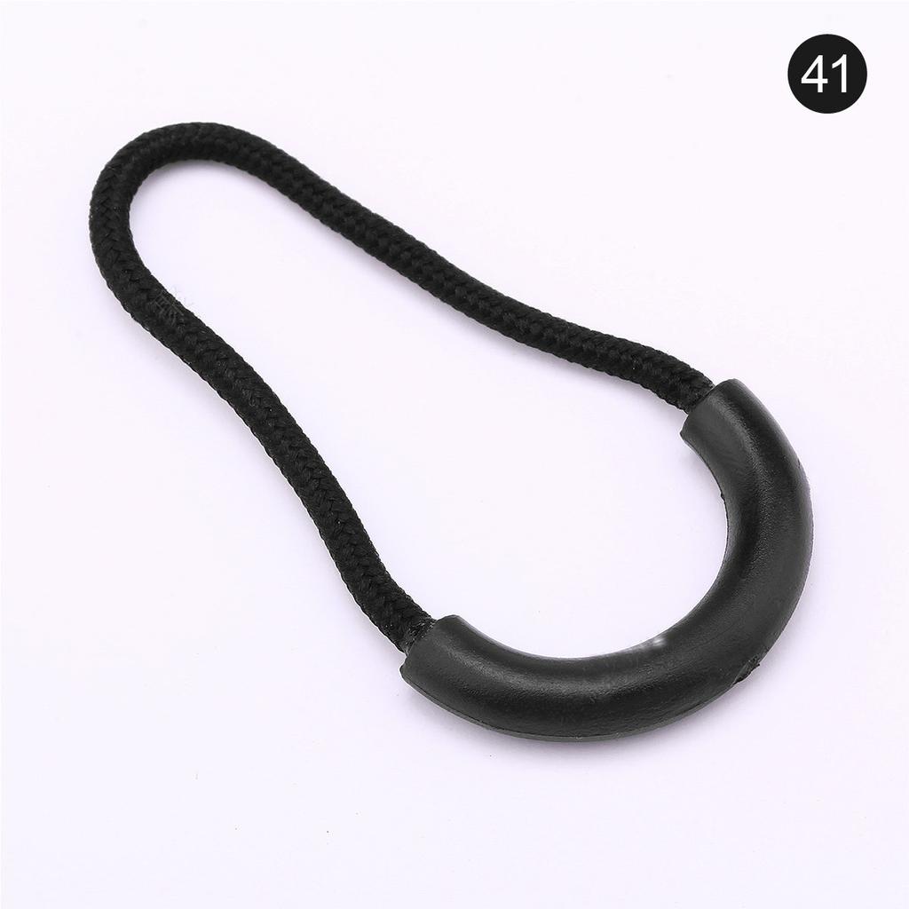 5Pcs PVC Zipper Pull Cord Zipper Kopf Pull Puller Clip Ersatz Enden Schloss Kleidung Rucksack Gepäck Zubehör