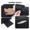 dnsh2 For Mitsubishi Car Logo Suede Seat Non-slip Back Cushion Lumbar Pad Waist Protection Mat Outlander Lancer Cross Colt Xpander