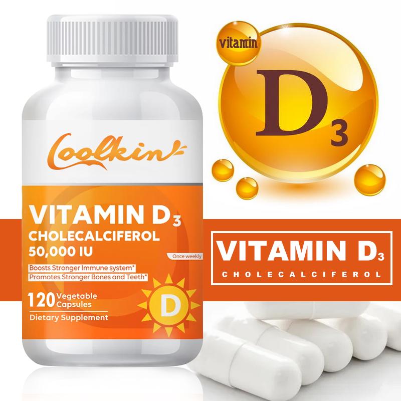 Vitamina D3 Colecalciferolo 50.000 UI - Ossa, Denti e Funzione Muscolare Forti