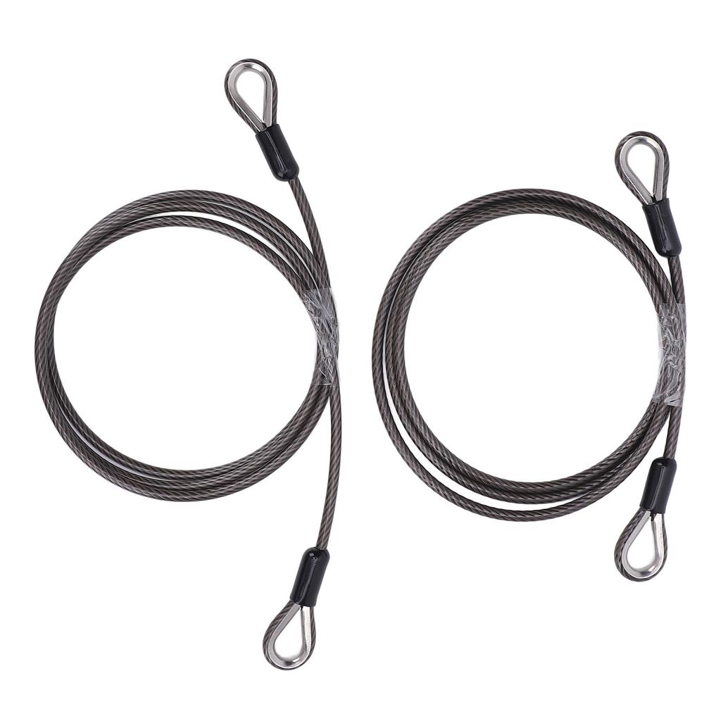 2 Pcs Trailer Gate Lift Cables with EZ Spring Clip High Strength Easy Installation Safe 125542 for Gorilla Trailer Tailgate Lift