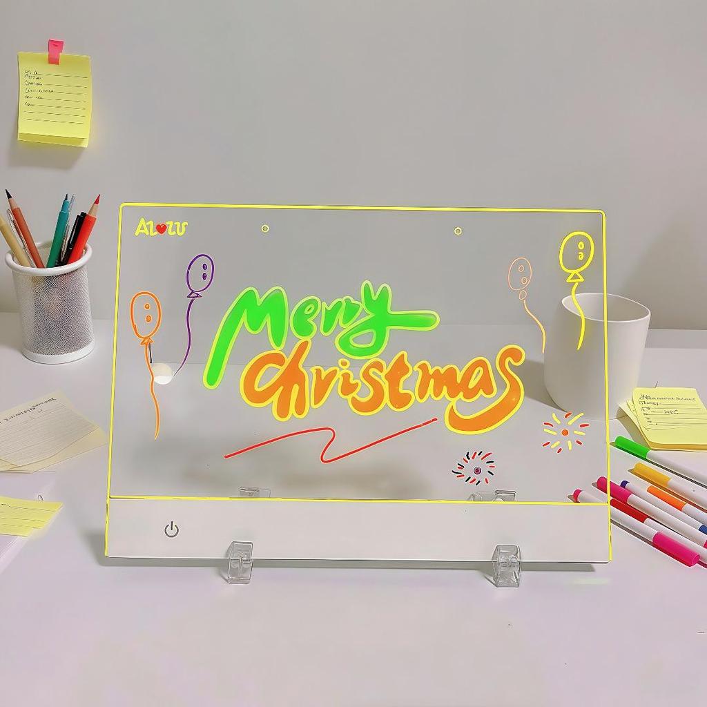 Colorful LED Erasable Kids' Graffiti & Message Board