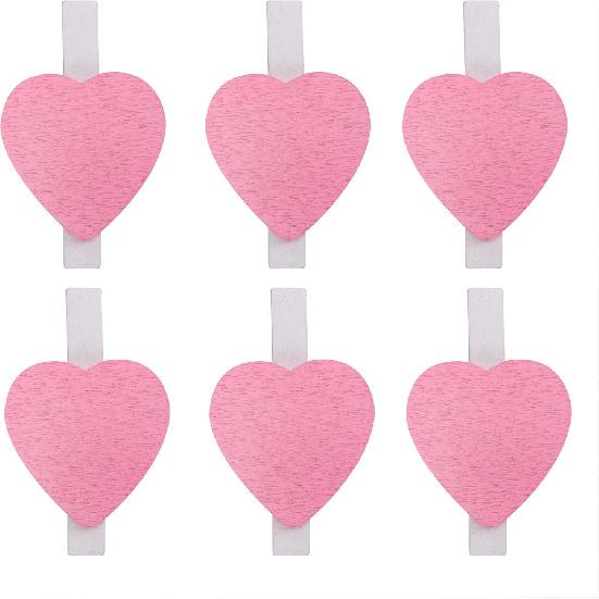 48pcs Small Clothes Pins Baby Shower Clothespin Favors - Clothespins for Crafts Photos Wooden Paper Picture Clips Little Clothes Pins for Hanging