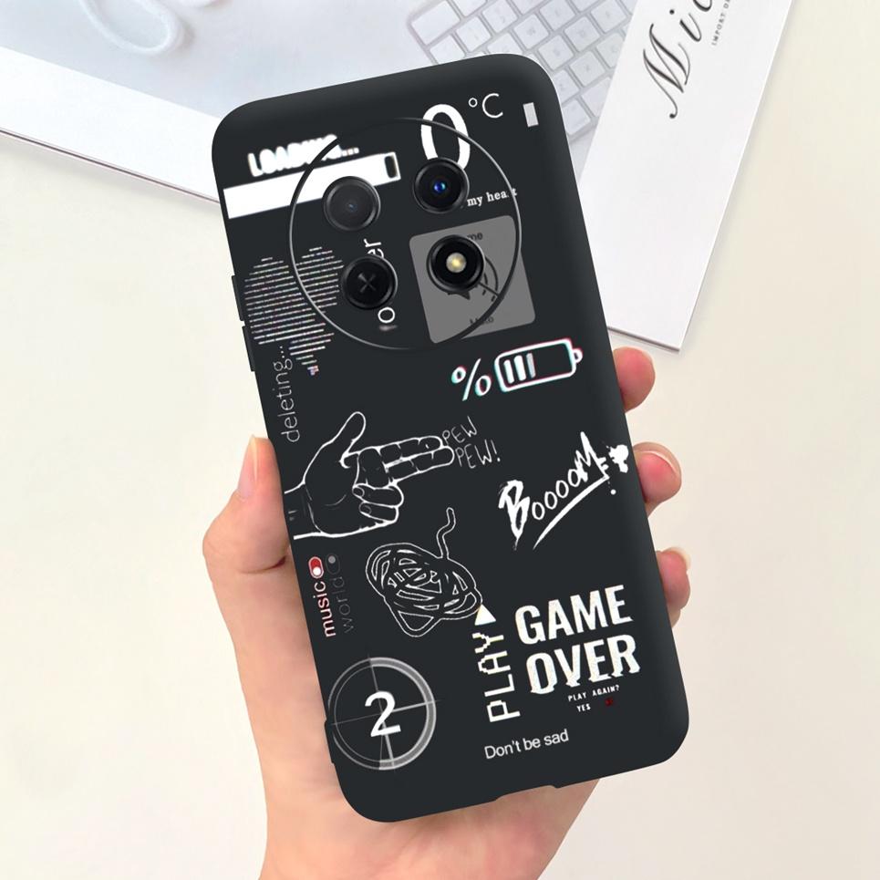 For Huawei Nova Y91 Cool Style Dragon Black Cat Soft TPU Shockproof Back Cover For Huawei NovaY91 Y 91 Phone Case Bumper Etui
