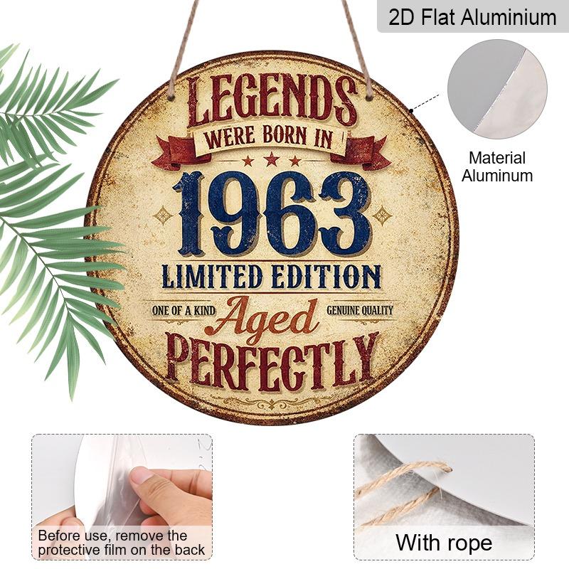 2D Flat Vintage Aluminum Wall Coverings In Various Sizes. A Legendary Design Born In 1963, This Commemorative Style Is Ideal for Home Décor and