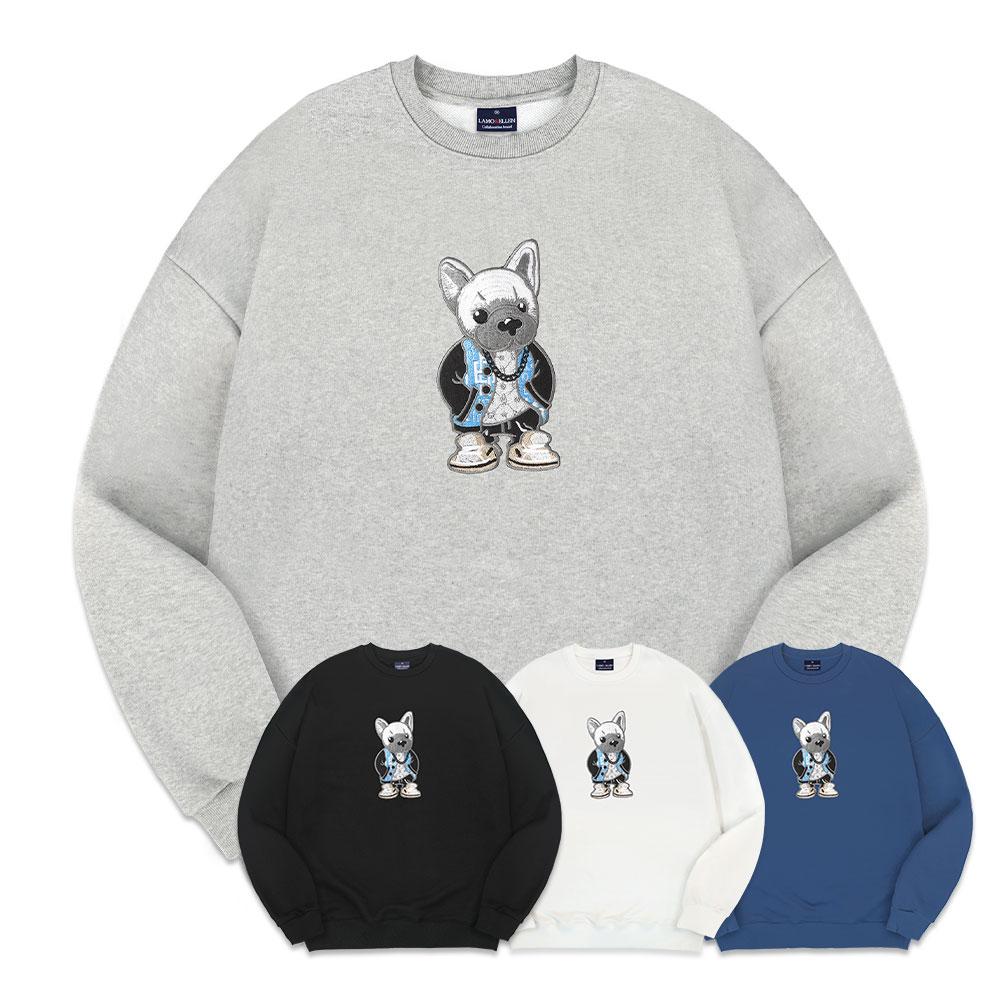 Elleonasi Hip Hop Dog Oversized Sweatshirt
