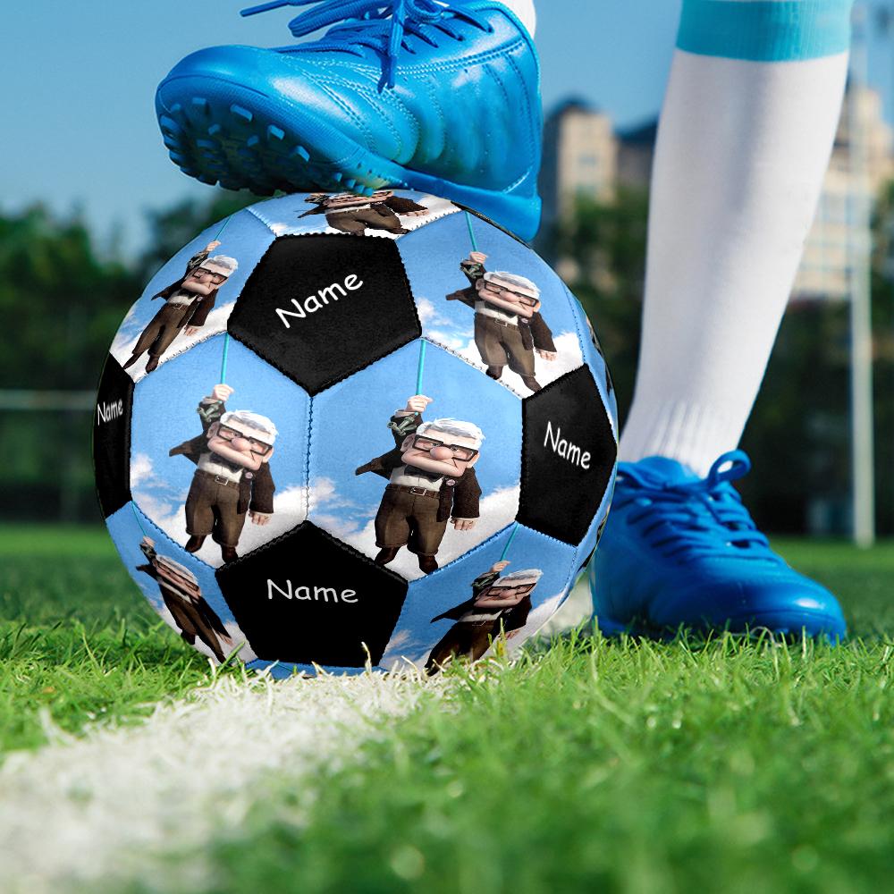 Custom Name Up Theme Size 5 Soccer Ball, Suitable for Both Indoor and Outdoor Matches, a Gift Suitable for Everyone.