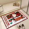 Christmas Festive Quick-Dry Diatom Mud Bathroom Floor Mat