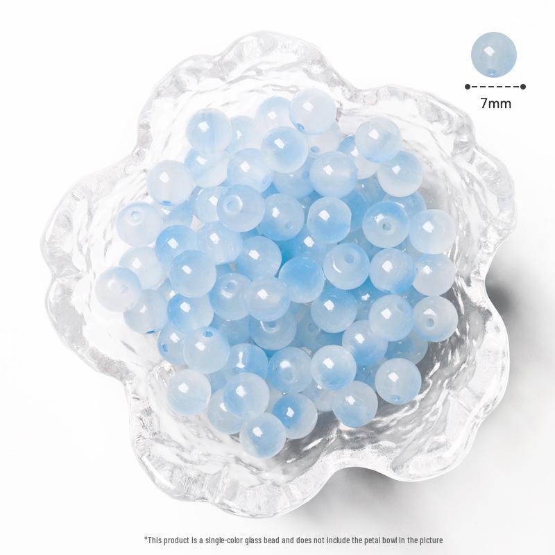 

Набор для самостоятельного изготовления украшений из стеклянных бусин для девочек: 7 мм развивающие игрушки-браслеты ручной работы