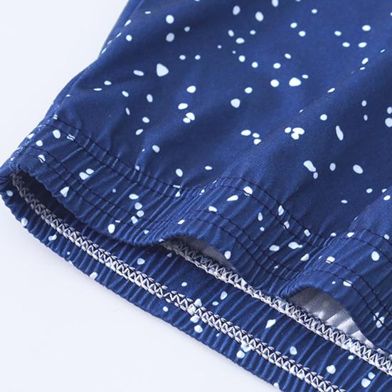 Men Boxer Underwear Elastic High Waist Floral Print Shorts Briefs