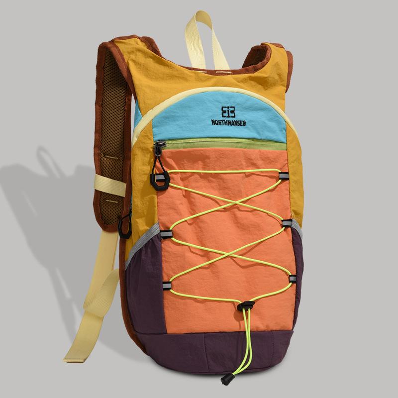 Sports Contrast Backpack Riding Outdoor Short-distance Travel Backpack