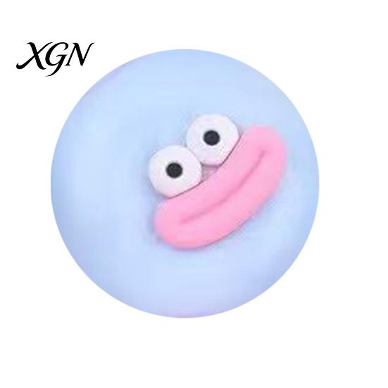 Steamed Bun Squeeze Toy Cartoon Sausage Mouth Stress Ball Big Eyes Relief Fidget Soft Stretchy Decompression Dumpling Desk Anti-stress