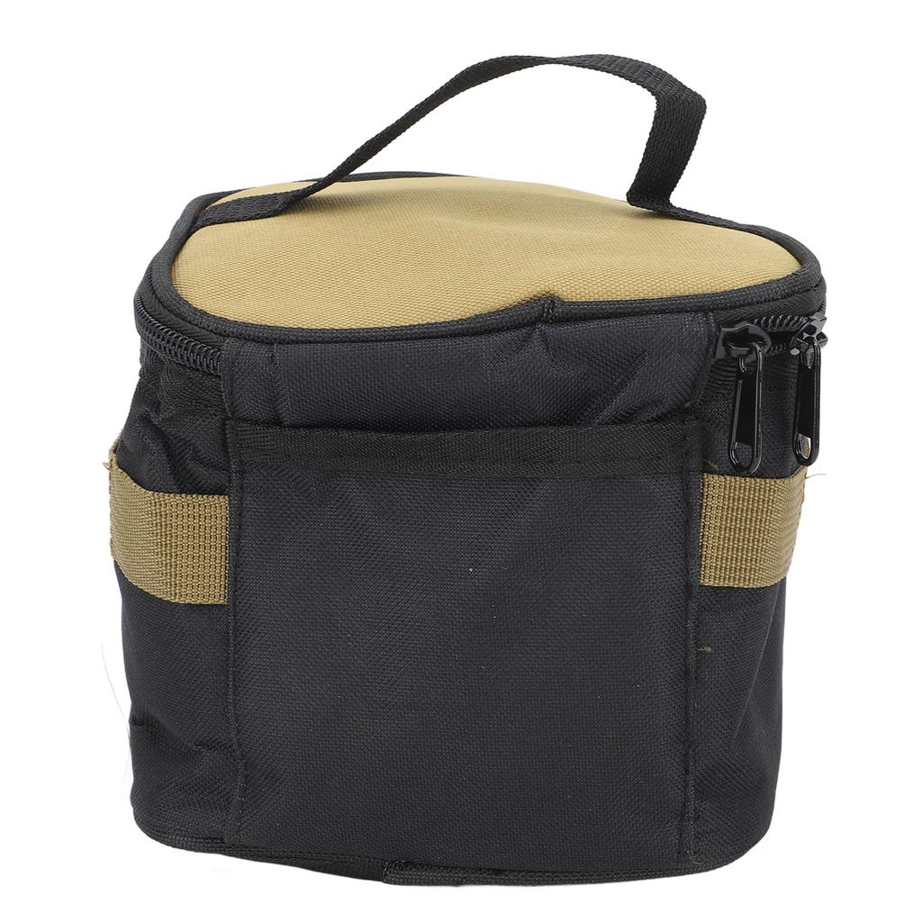 Spice Jars Storage Bag Large Capacity Stylish Look Lightweight Portable Oil Bottle Storage Bag for Picnics Traveling