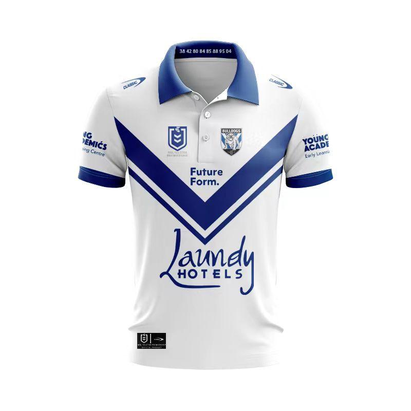 

NRL West Tiger Seahawk Melbourne Cowboy Jaguar Rooster Houndhead Dog POLO Shirt T-Shirt Rugby Clothing XXXL