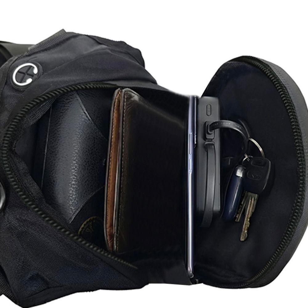 Hard Shell Waist Pack 3-in-1 Rider Bag Crossbody Bag Motorcycle Leg Bag Cycling