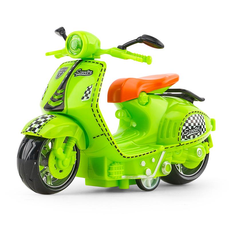Trendy Mini Motorcycle Keychain Pendant: Cool Model Figurine Car Keyring Toy