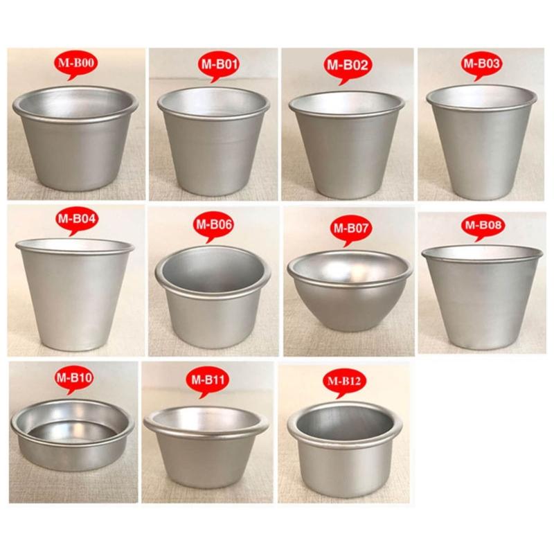 Confezione da 10 Stampini Antiaderenti per Tazze da Torta Occidentale, Stampi per Budino, Teglia in Alluminio per Muffin, Piccoli Stampi per Tartellette all'Uovo, Pratico Utensile da Cucina