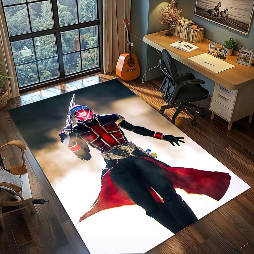 Kamen Rider Den-O Carpet for Living Room Bedroom Home Decor Cool Movie Mat Play Floor Mat