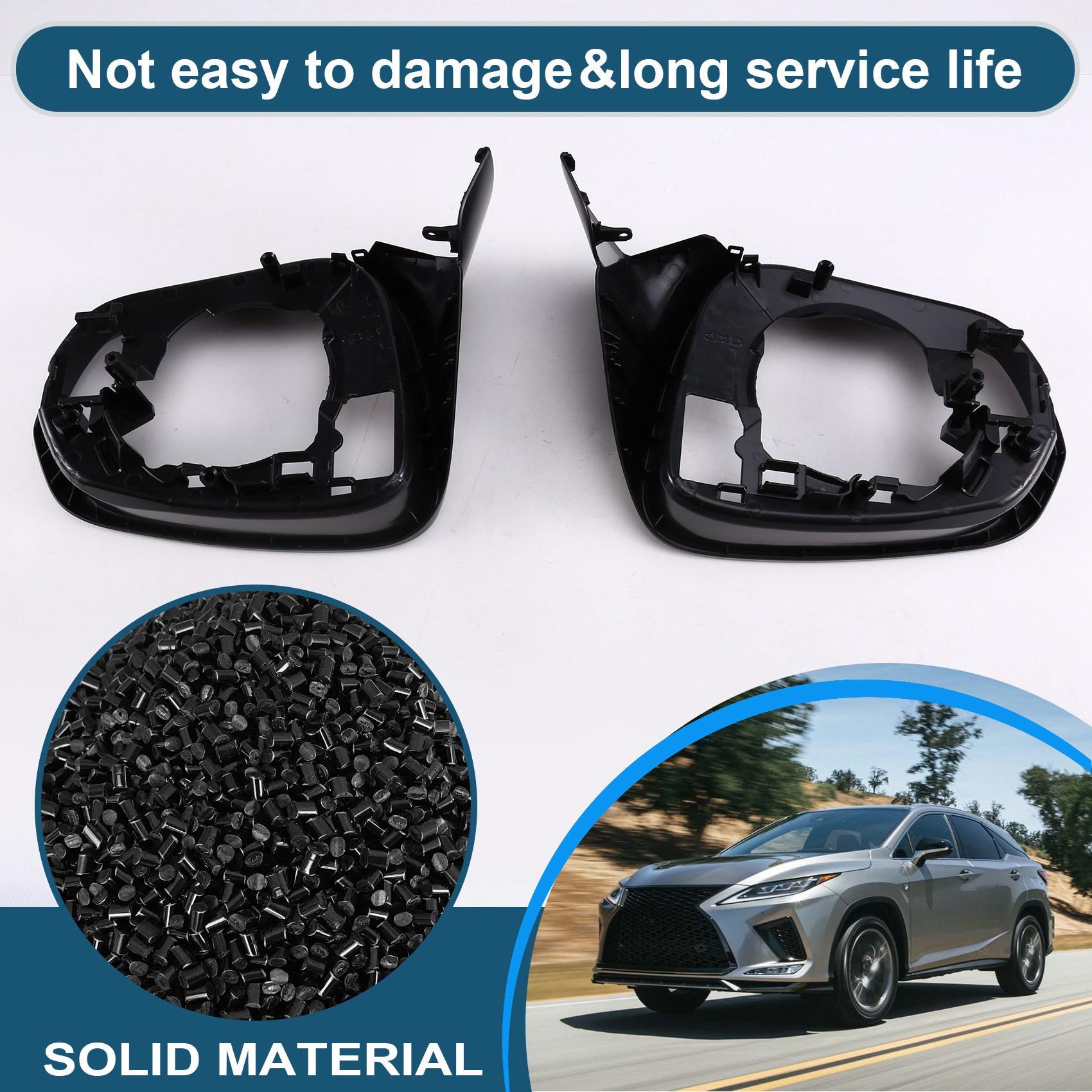 A58X-Car Accessories Rearview Mirror Frame Side Wing Mirror Cover Case For Lexus RX NX 2016-