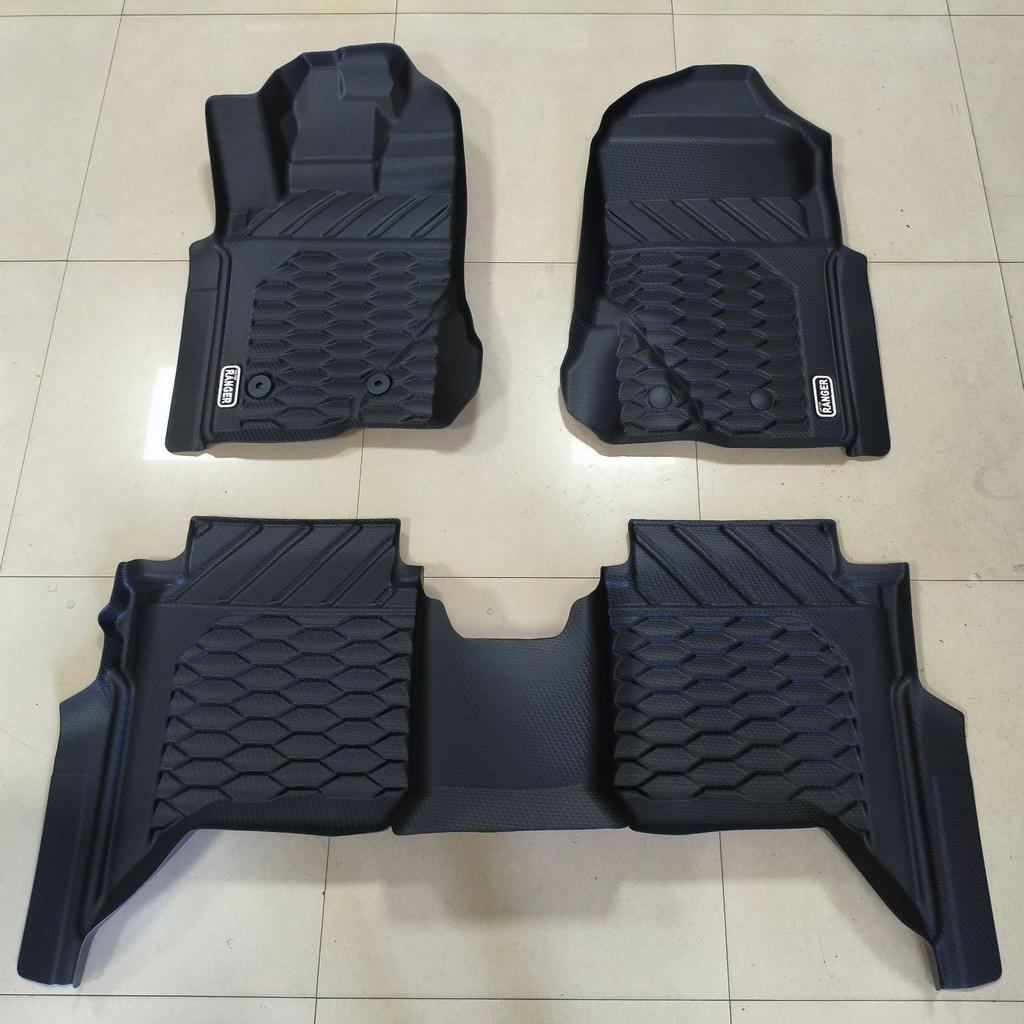 RANGER 4-Door LHD 2022-2024 T9 Special Car Floor Mats TPE Carpets