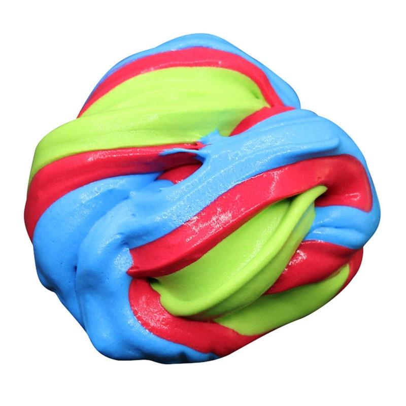 3D Printed Three Color Cotton Clay Poking Clay DIY Colored Butter Venting Funny Extract 60ml Home Decoration Ornament Crafts