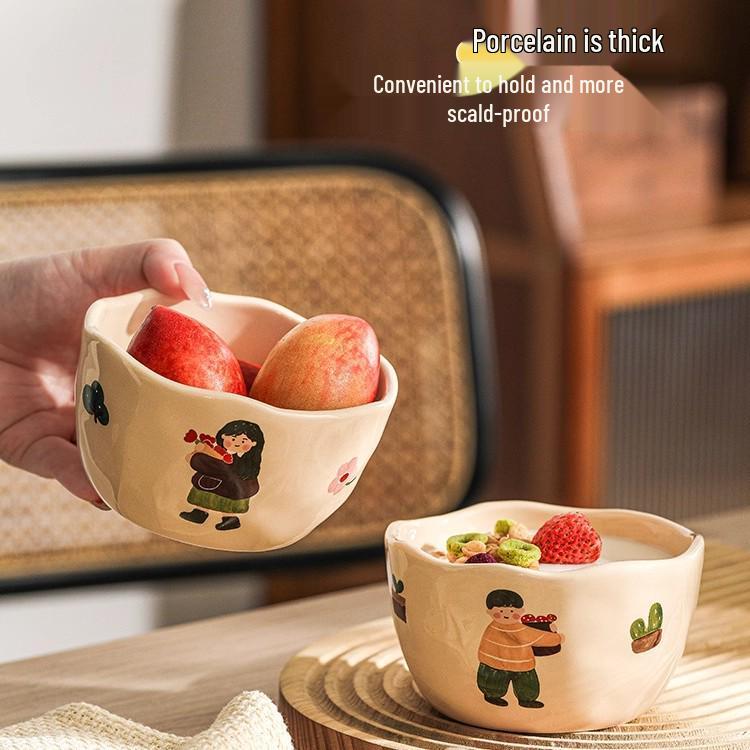 2025 Ceramic Rice Bowl: High-Appearance, Heat-Resistant, Parent-Child Tableware