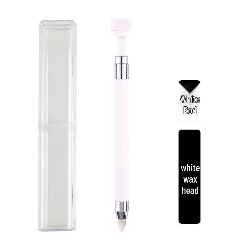Dual-Head Rhinestone Picker and Dotting Tool Wax Pencil for Nail Art
