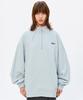 IEY Multi Zip-Up Sweater Shirt Sky Blue