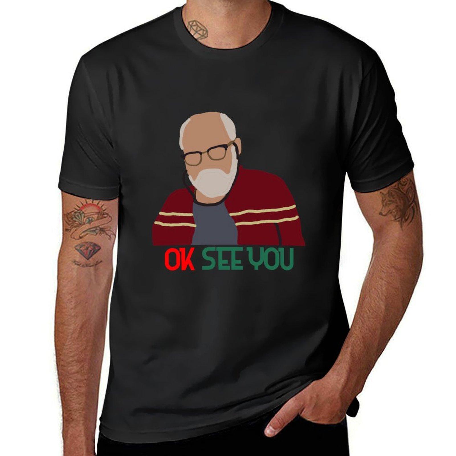 

Uppa Kims Convenience Ok See You Drawn Tshirt cute tops aesthetic clothes customizeds sports fans t shirts for men 4XL