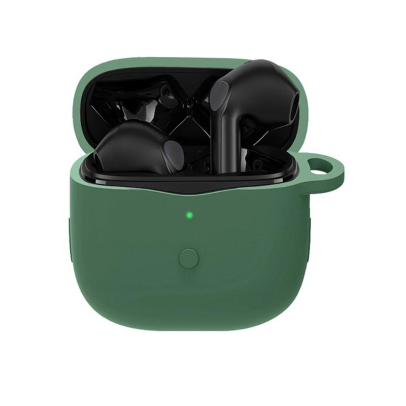 Protective for Case Soft for Shell for SoundPEATS Air3 Earphones for Shell Anti-fall for Protection Cover Precise Cutout 1 темно-зеленого