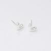New ArriVals Open Run Mini Heart Earring Sterling SilVer V Cut