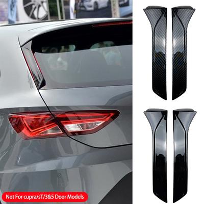 Seat Leon 5F FR Mk3 MK3.5 5 Kapı için Araba Camı Çıtası Dudak Spoyler Arka Tavan Kanadı Yan Kenar Bagaj Kapağı Arka Bagaj Camı Spoyler Dudağı
