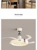Cream Style Silent Ceiling Fan Light with Eye-Protecting Retro Design for Bedrooms and Children's Rooms