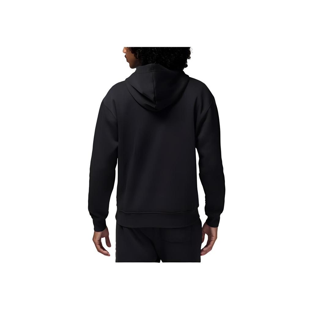 Jordan Essentials Fleece Hoodie Black/Red/White Men Streetwear HQ4643-010