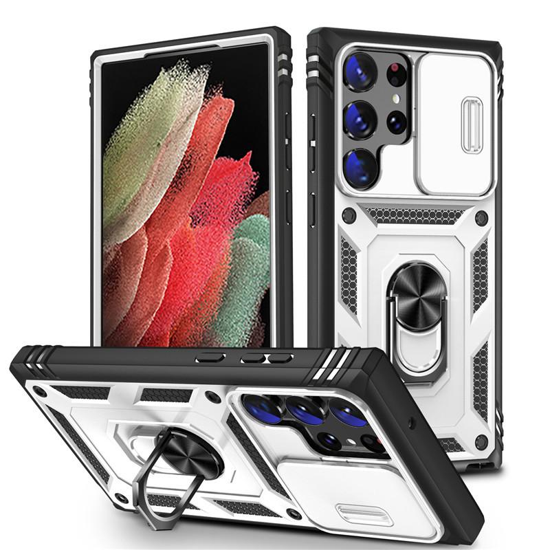 Suitable for Samsung A54 Sergeant Push Window Car Magnetic Suction Mobile Phone Case Samsung S25 Ultra Anti Fall Protection Case