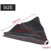 Shifter Boot Universal, PU Leather Shift Boot Retainer Stick Shift Sleeve Gear Shifter Boot Gear Gaiter Cover Black Bright Red Stitch