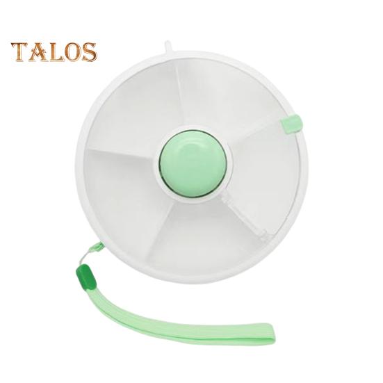 

Вращающийся контейнер для закусок с крышкой, вращающийся набор, портативная коробка для конфет для детей, конфетный столик, тарелка для дыни, герметичная коробка для закусок для дома, офиса, школы, пикника зелёный