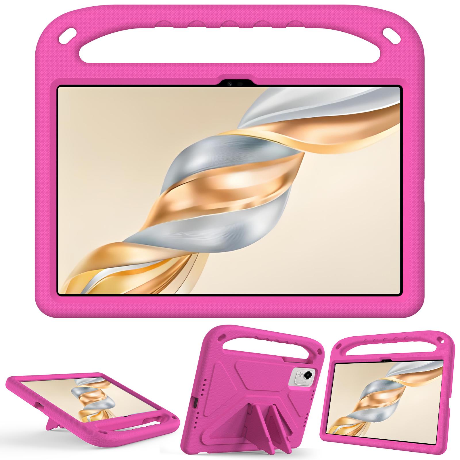 

Kickstand EVA Case Universal For Huawei Honor Pad X9a X9 Pro 2025 11.5 inch Full Body Protect Cover Kids Hand Holder Shockproof Honor Pad X9 Pro рожевий червоний колір
