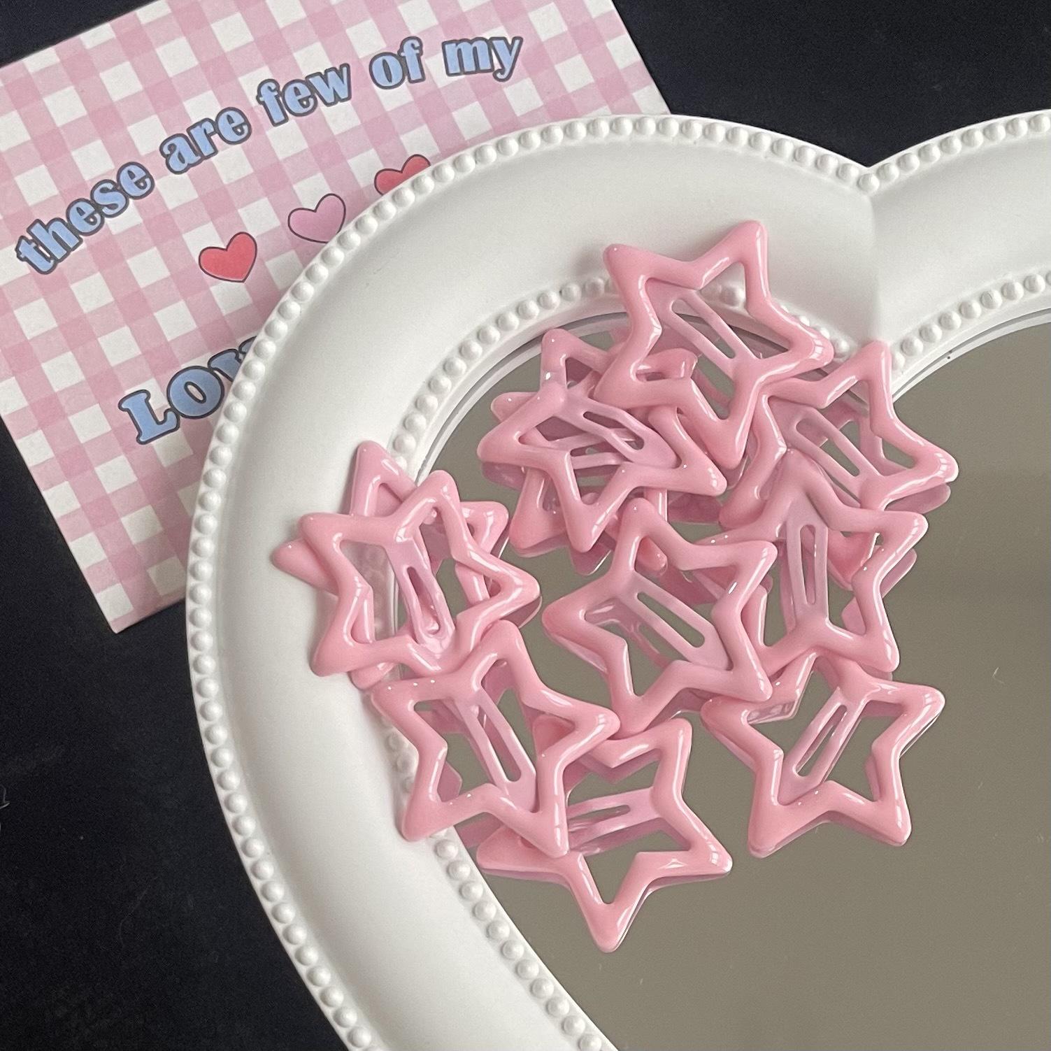 

Заколки-клипсы для волос в виде пятиконечной звезды для энергичных девочек - Принцесса Заколки для челки и боковые клипсы