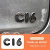 For Leapmotor C16 C10 Car Blackening Modification Logo Letters Front and Rear Badges Covering 3D Design Sticker