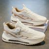 Mens Sports Shoes 2026 New Breathable Mesh Button Rotation Design Simple Fashion Autumn Outdoor Leisure Running Shoes Men