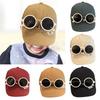 Sunshade Kids Children Sun Visor Hats Sunscreen Hip Hop Hat With Sunglasse  Spring Summer Autumn