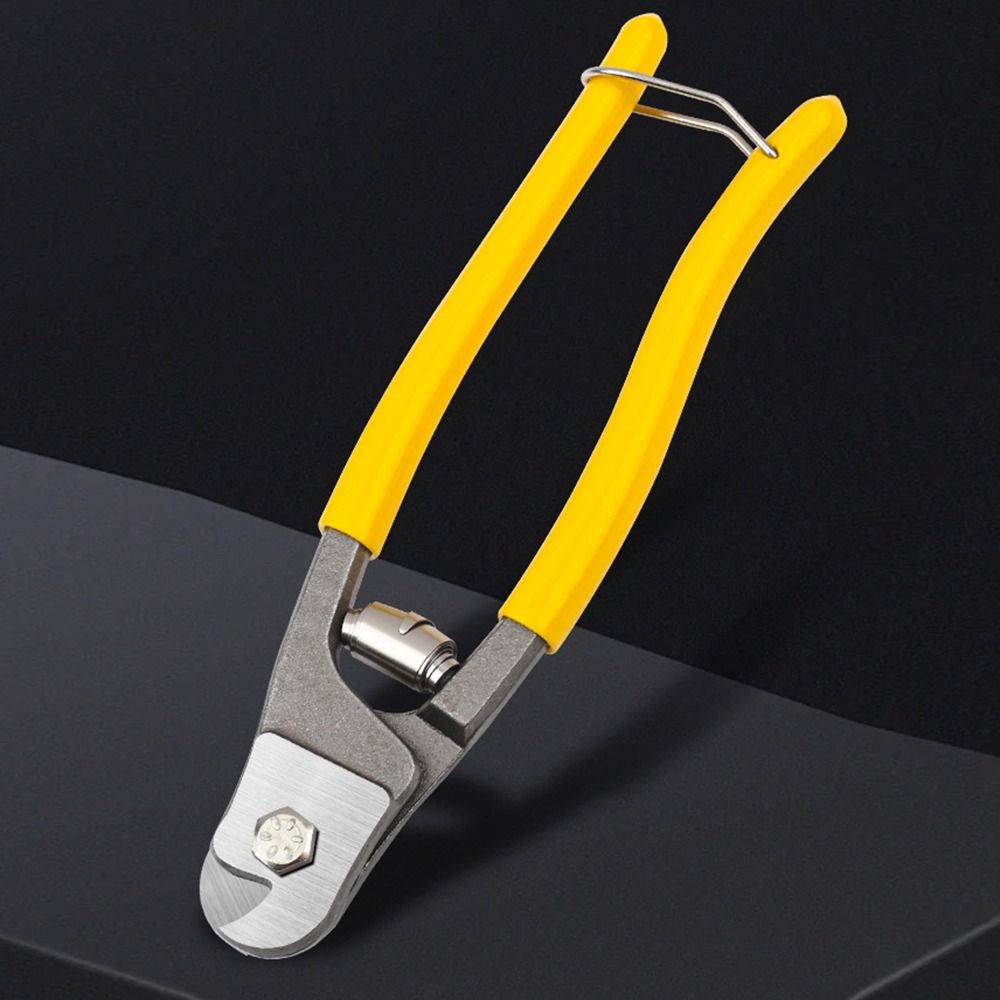 Insulated Fish Mouth Wire Cutters Large Opening Wire Stripper Bike Wire Pliers  Electrician Tools