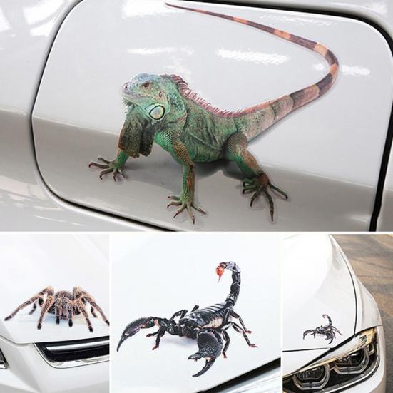 3D Scorpion Animal Print Car Auto Trunk Body Bumper Window Decor Decals Sticker