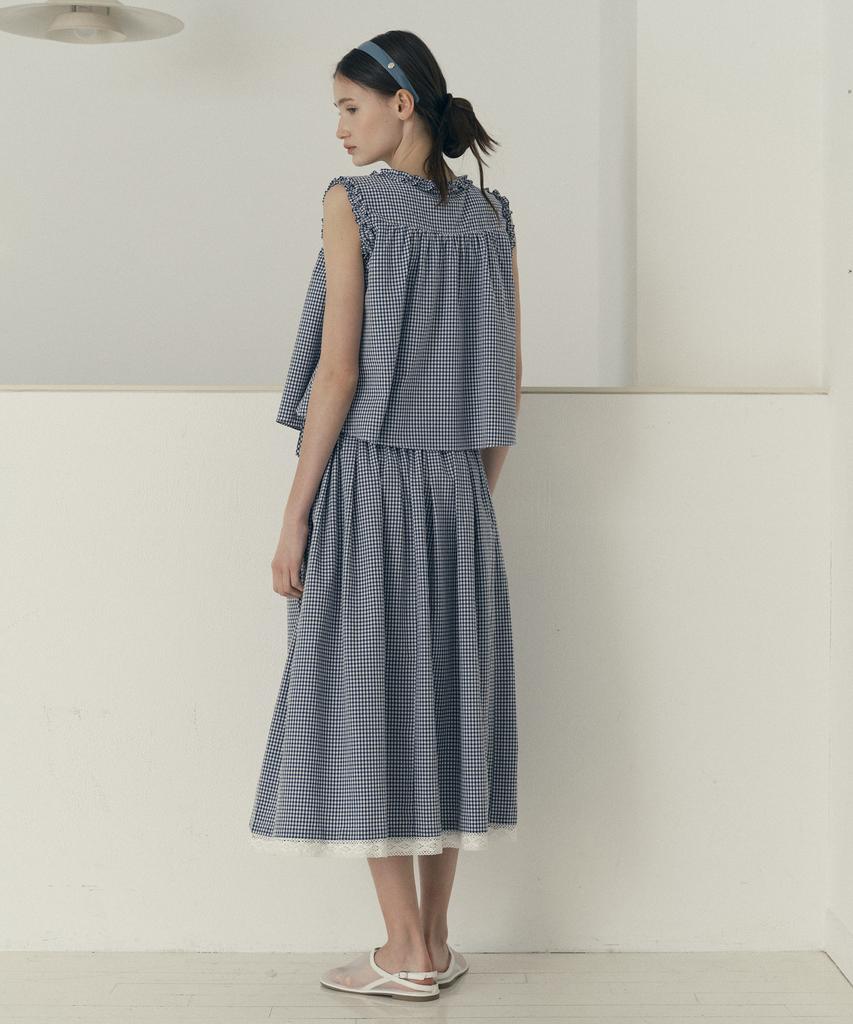 Jucy Judy Checkered Full Skirt J1Sk322A