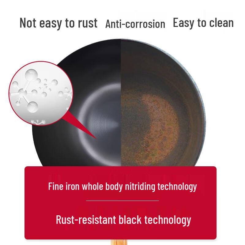 Zhang Xiaoquan Fine Iron Non-stick Coating-Free Wok
