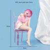 Re:Zero Rem Ram Sitting On Chair Figure Cute PVC Action Figure Collectible Model Toy Anime Gift Starting Life Another World